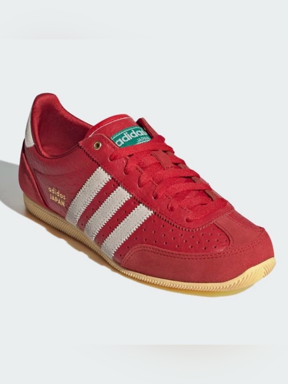 Adidas Japan Red Leather Sneakers
